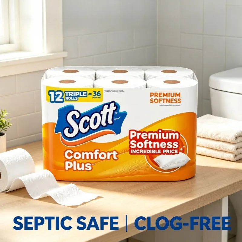 Scott Comfort Plus Bathroom Tissue