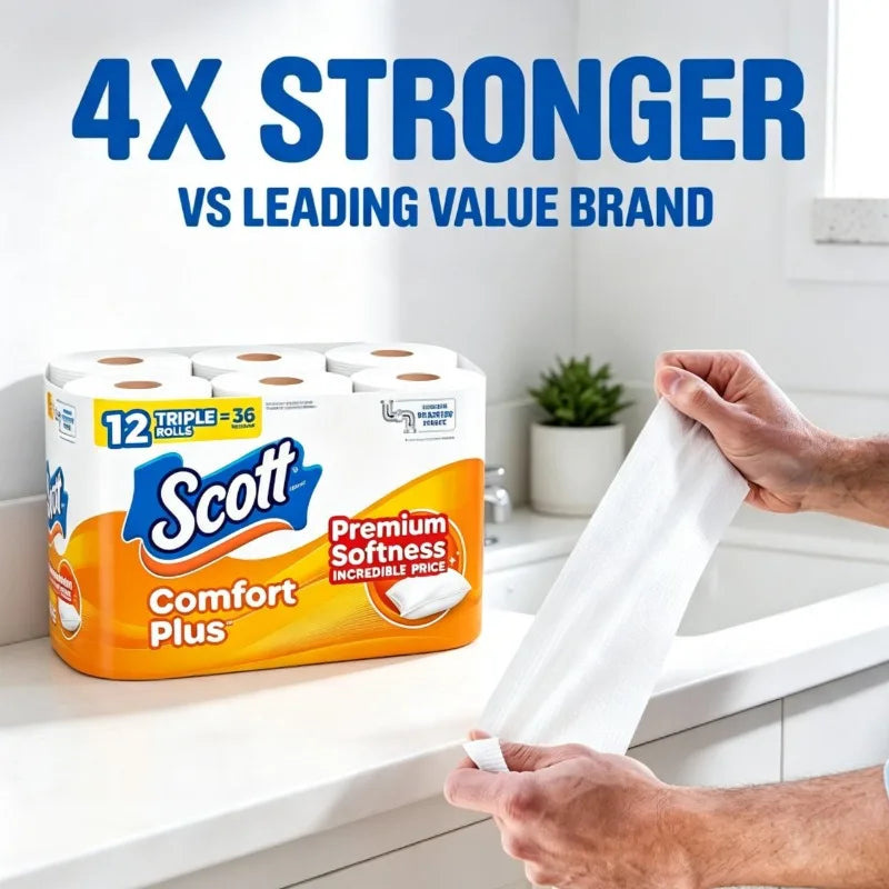 Scott Comfort Plus Bathroom Tissue
