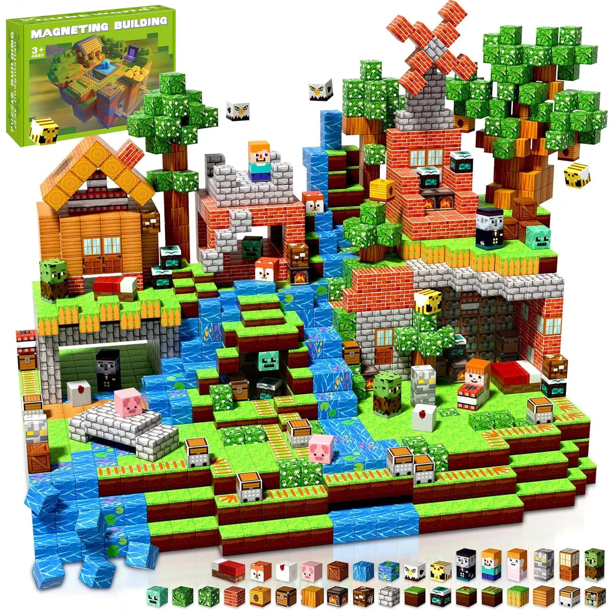 Creative Magnetic Building World