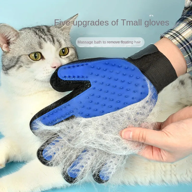Gentle Pet Grooming Gloves